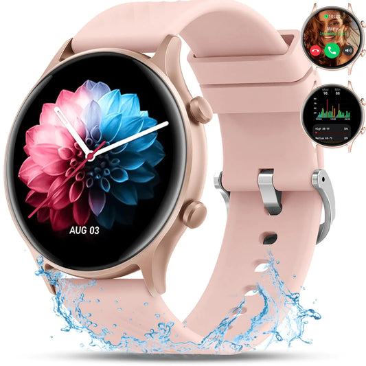 Chic Women's Smartwatch 1.4" - Waterproof & Fitness Tracking